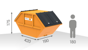 10M³ Absetzmulde mit Deckel - 37 - containeronline.at