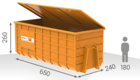 30M³ Abrollcontainer mit Deckel - 36 - containeronline.at