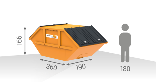 7/8M³ Absetzmulde mit Deckel - 36 - containeronline.at